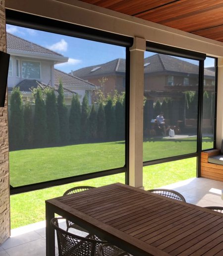 Motorized screens for your patio-Dallas-Flower Mound